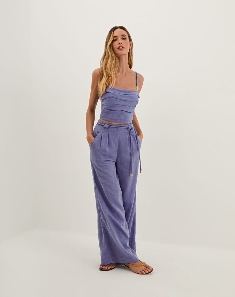 Cassia Pants - Sapphire