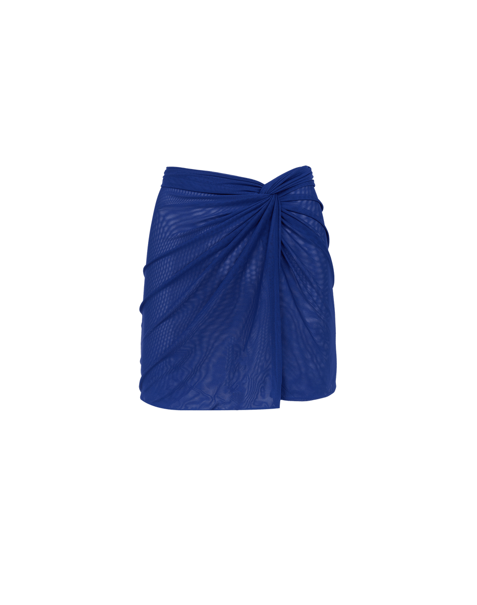 Karen Mini Pareo Skirt - Sapphire