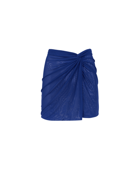 Karen Mini Pareo Skirt (Exchange Only) - Sapphire