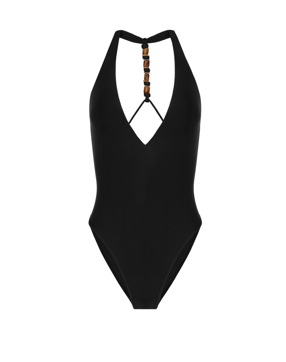 Matte Josi Bianca One Piece - Black XS