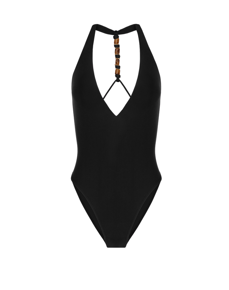 Matte Josi Bianca One Piece - Black XS