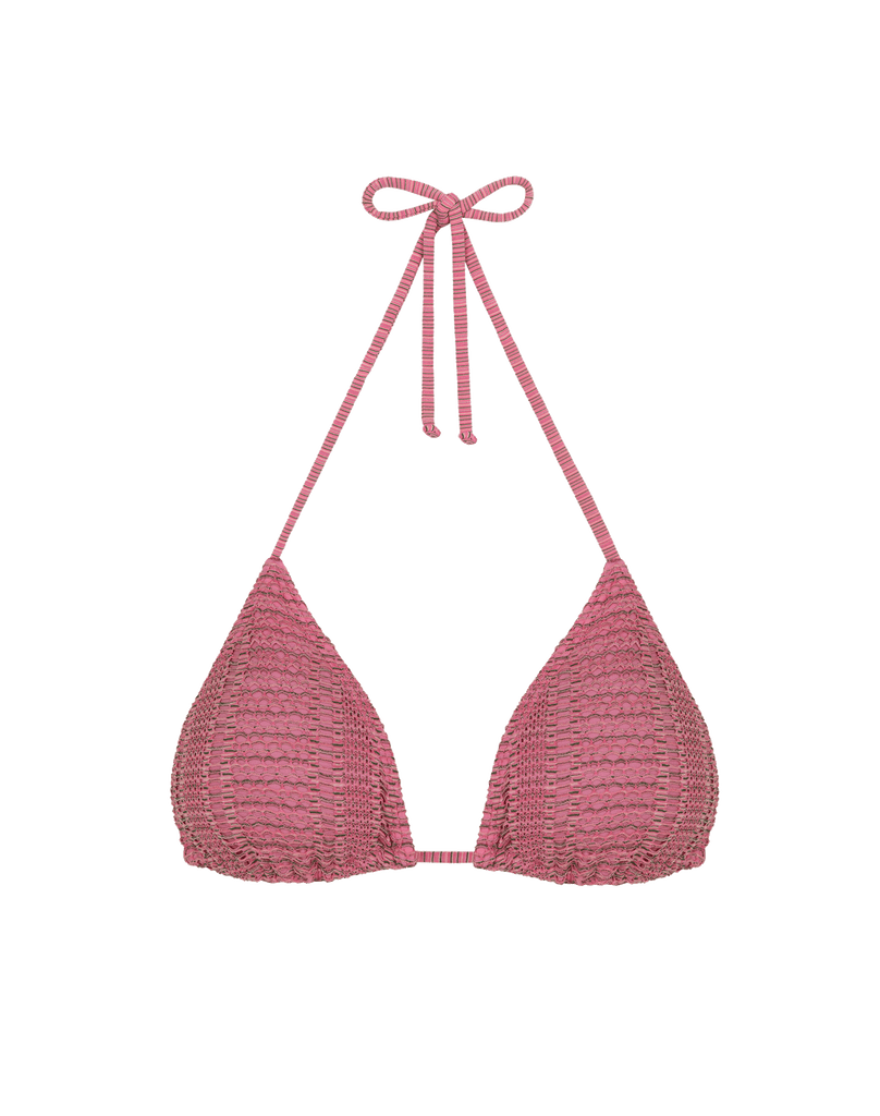 Mesh Tri Top - Pink Pearl