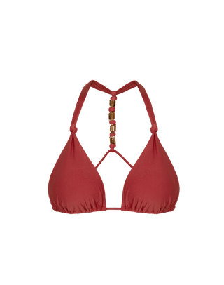 Matte Josi T Back Tri Top - Sizzle S