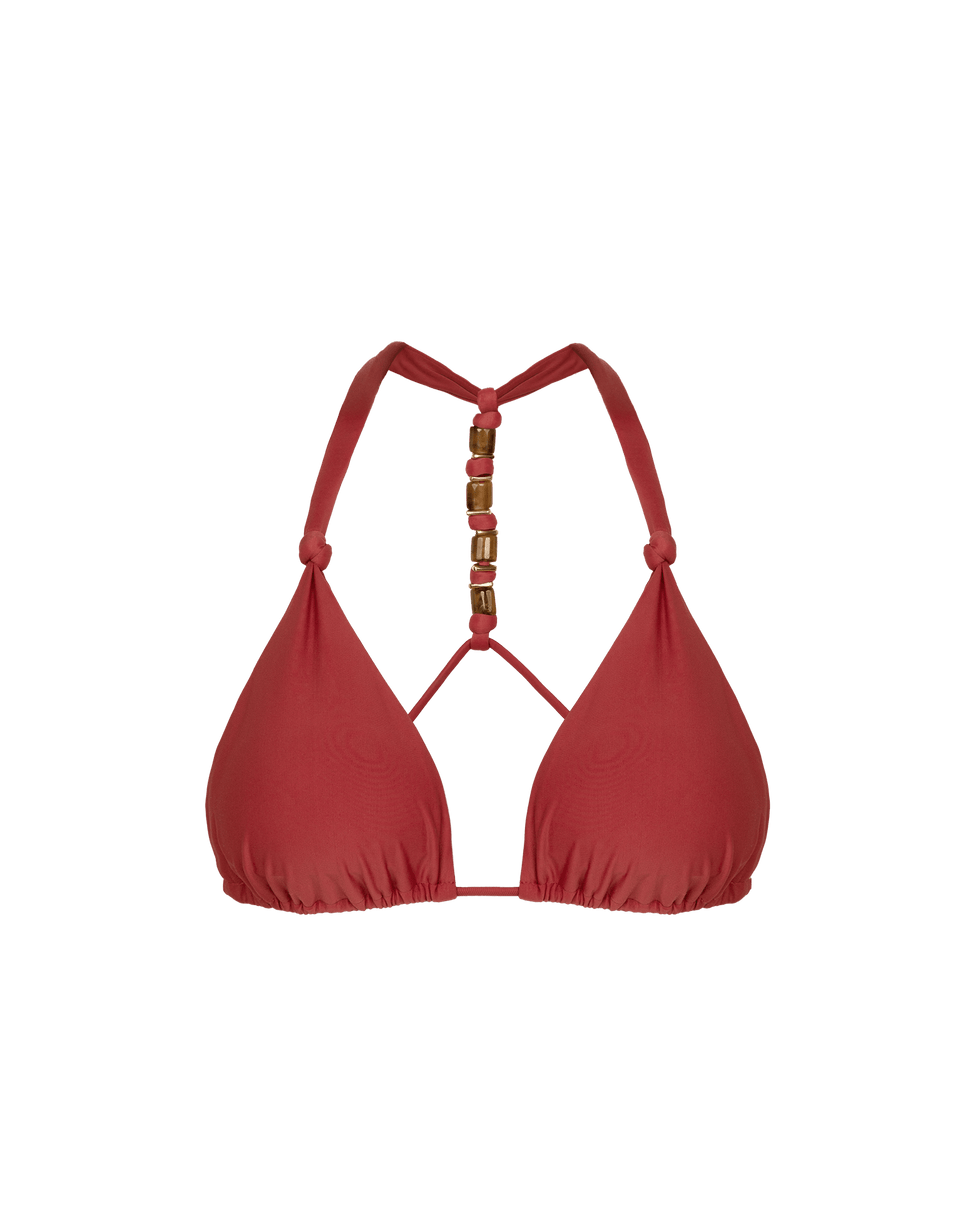 Matte Josi T Back Tri Top - Sizzle S