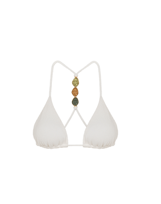 Firenze Petra T Back Tri Top - White S