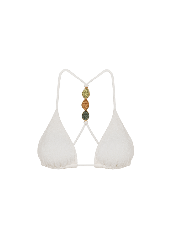 Firenze Petra T Back Tri Top - White S