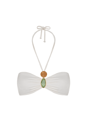 Firenze Petra Bandeau Top - White S