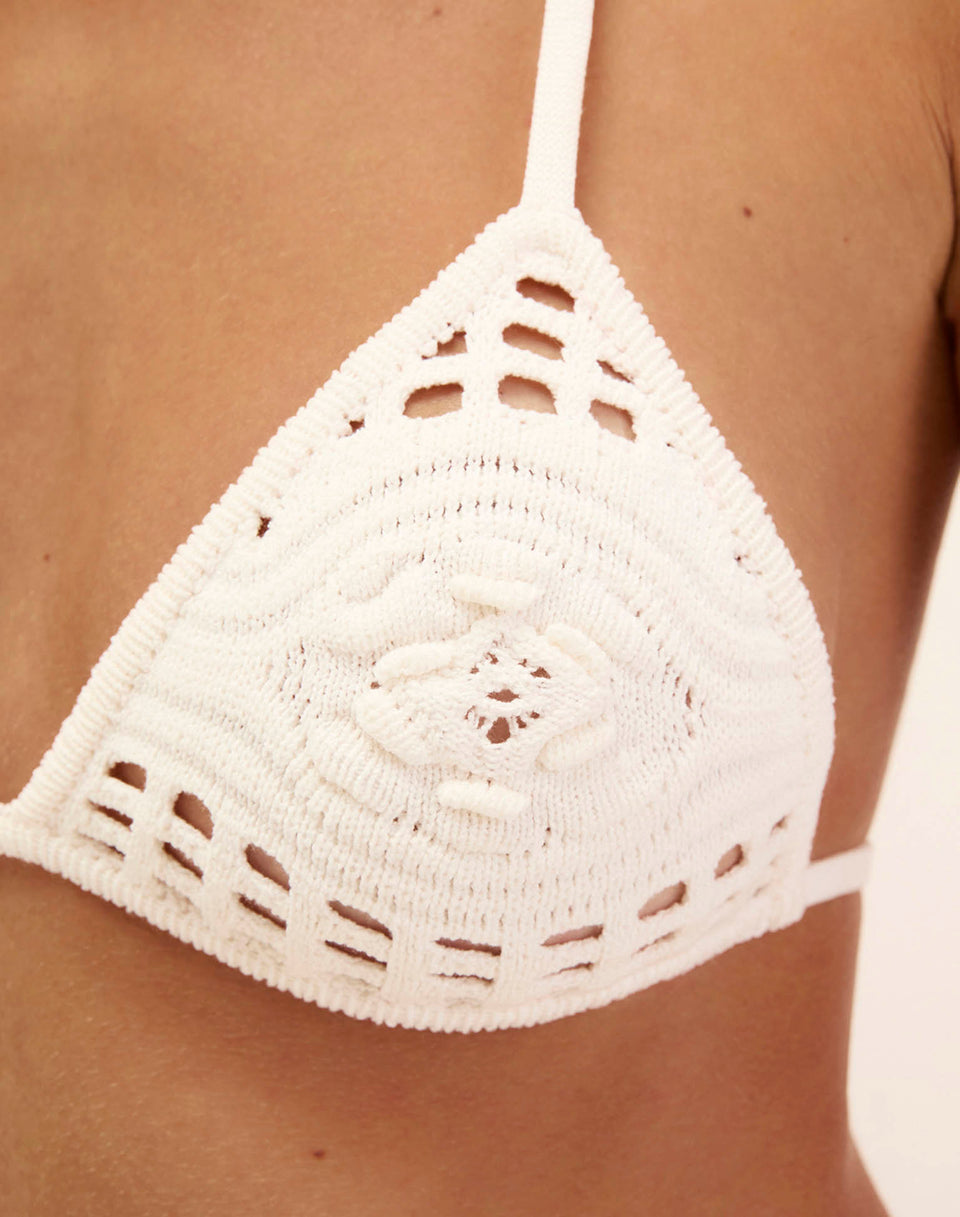 Reagan Tri Top - White S