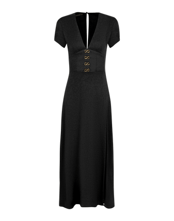 Nila Midi Dress - Black
