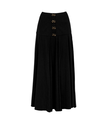 Nora Midi Skirt - Black