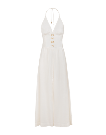 Safira Midi Dress - Off White