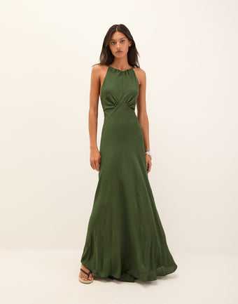 Women's Vix Paula Hermanny Tiana Long Dress - Free Bird - M Women's Vix Paula Hermanny Tiana Long Dress - Free Bird - M
