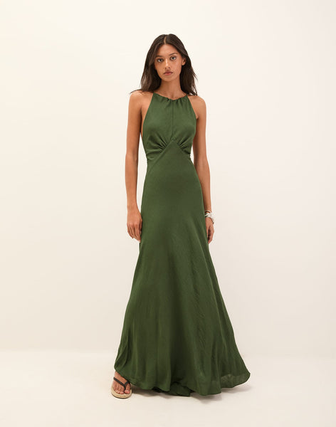 slim fit dress slacks Women's Vix Paula Hermanny Tiana Long Dress - Free Bird