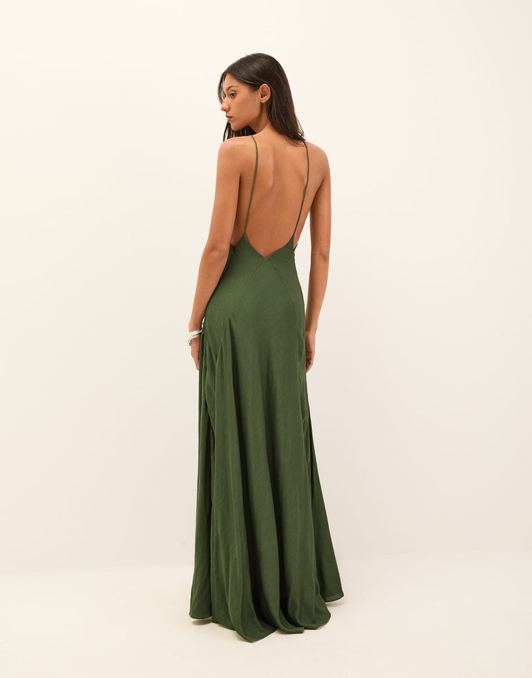 Women's Vix Paula Hermanny Tiana Long Dress - Free Bird - M Women's Vix Paula Hermanny Tiana Long Dress - Free Bird - M