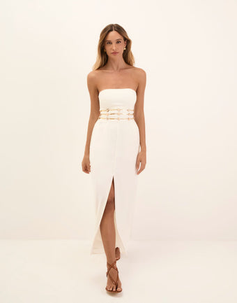 Grace Midi Dress - Off White