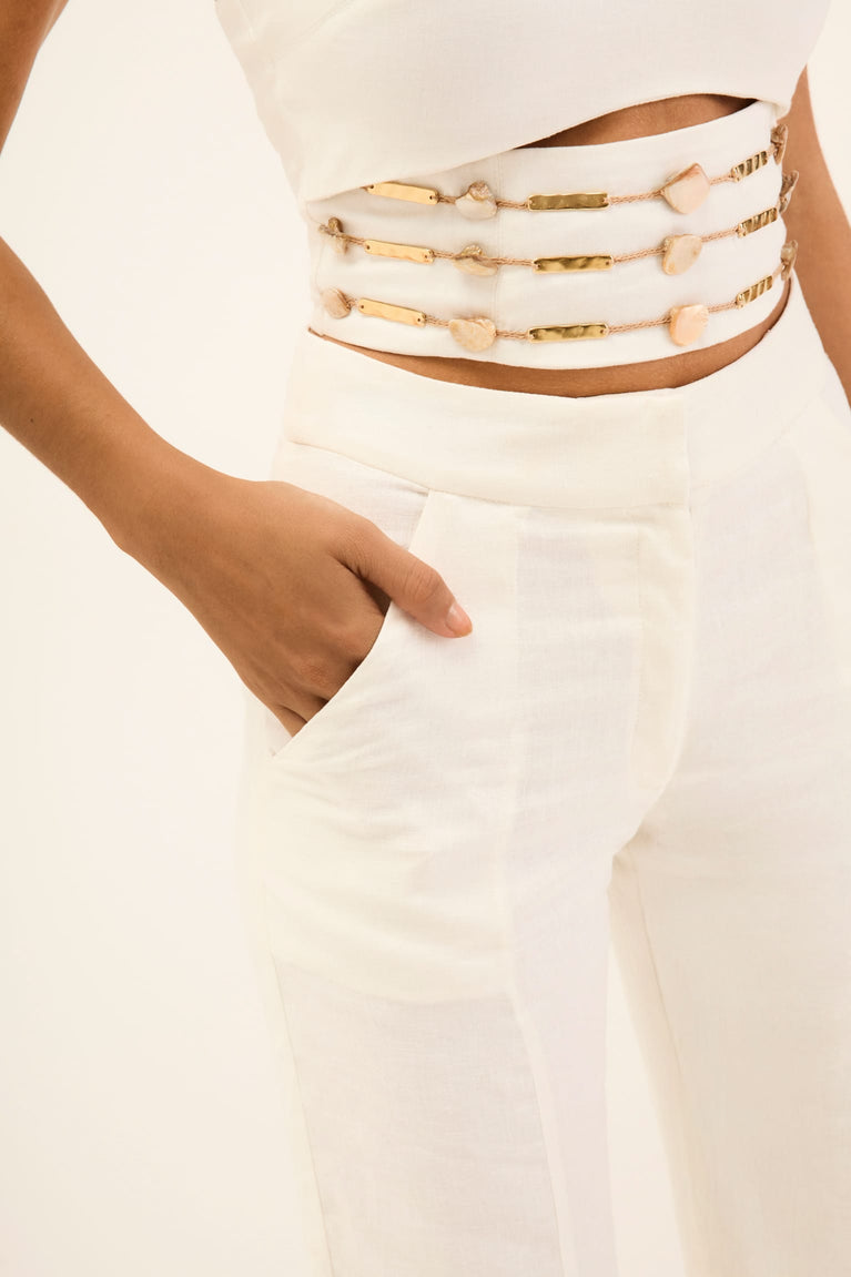 Estela Pants - Off White XS