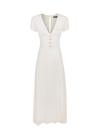 Nila Midi Dress - Off White