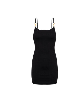 Firenze Lilian Short Dress - Black