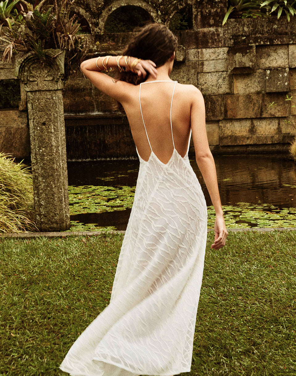 Ginny Long Dress - Off White XS