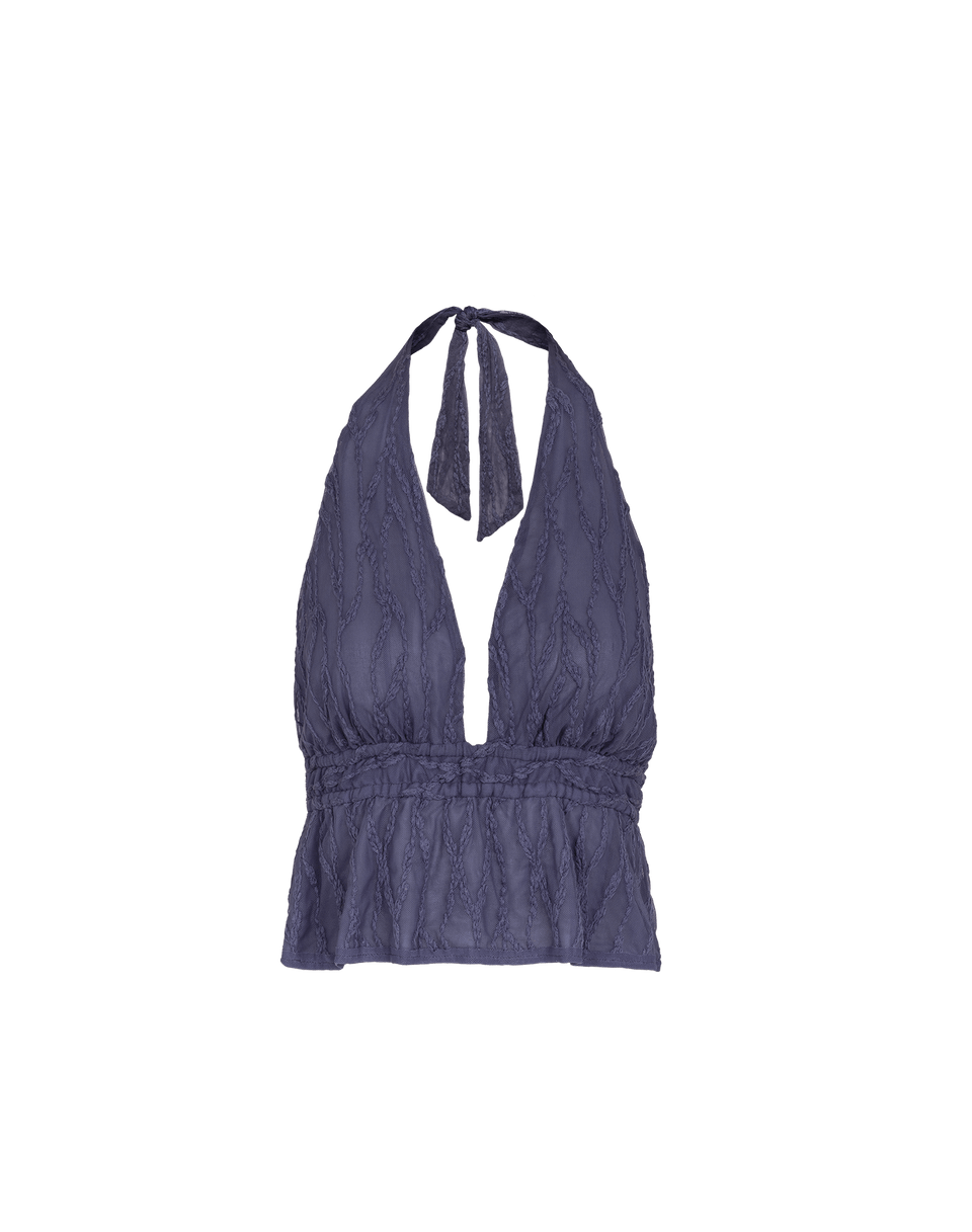 Quinn Peplum Blouse - Verona XS