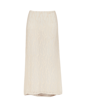 Quinn Long Skirt - Off White