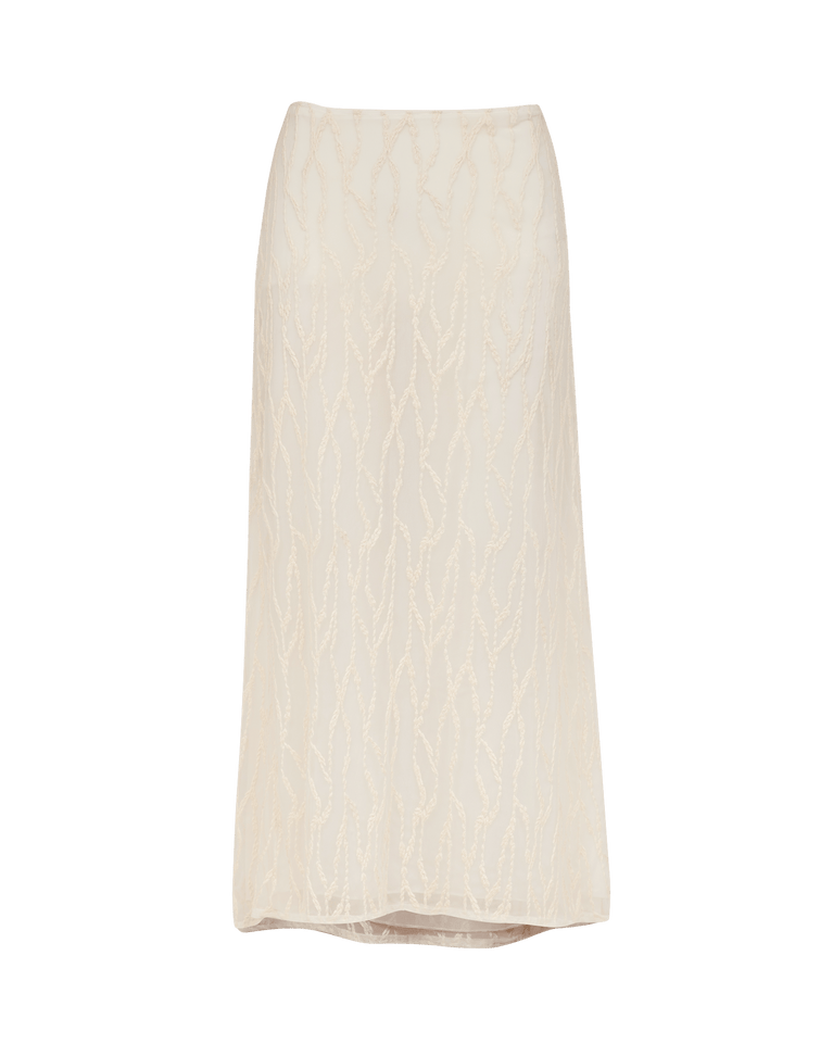Quinn Long Skirt - Off White XS