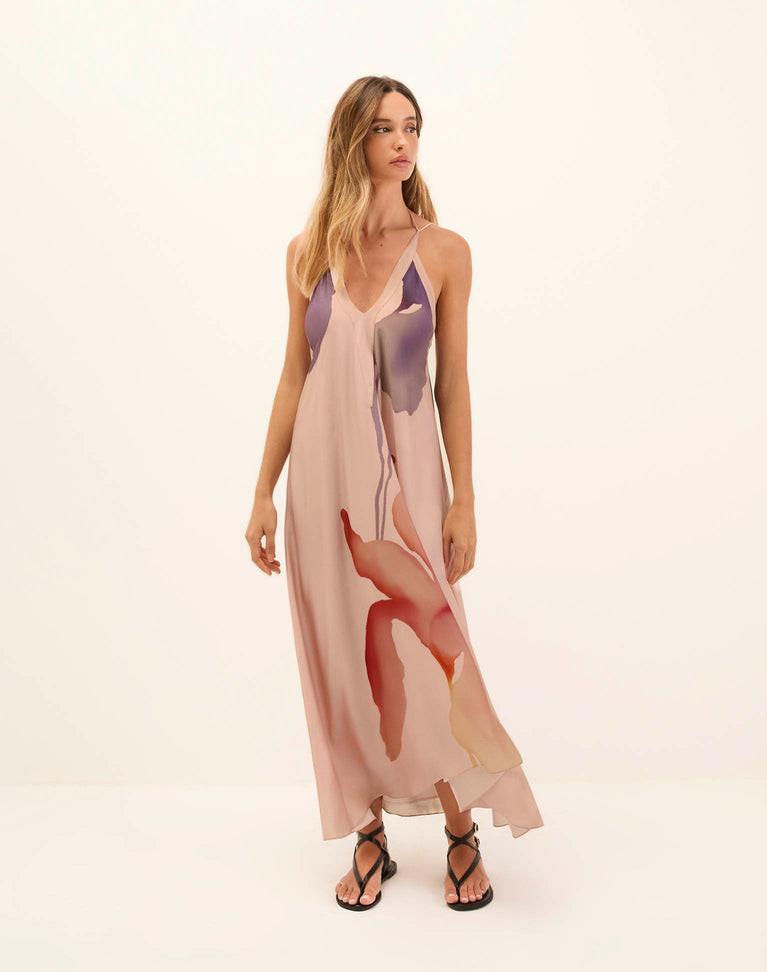 Ninny Long Dress - Floreal XS