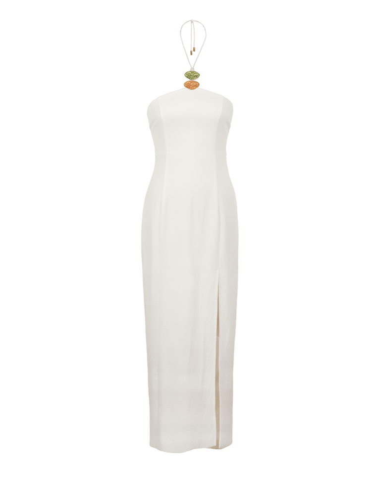 Arden Midi Dress - Off White XS