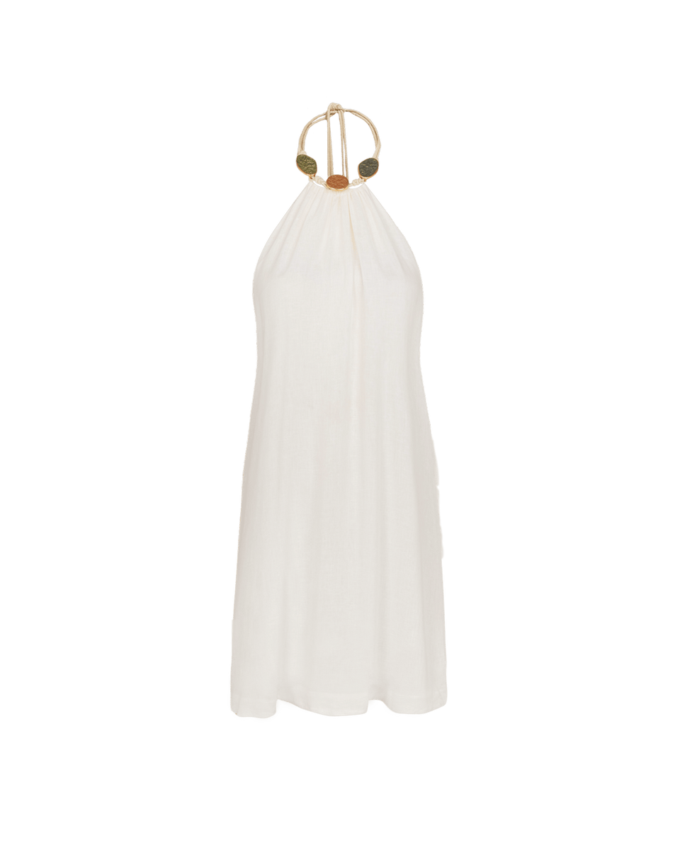 Aiden Short Dress - Off White XS