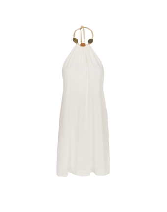 Aiden Short Dress - Off White