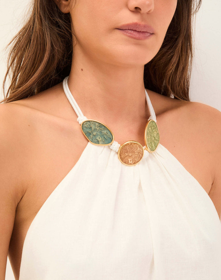 Aiden Short Dress - Off White XS