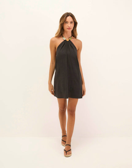 Aiden Short Dress - Black