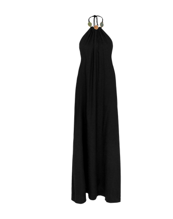 Aiden Long Dress - Black