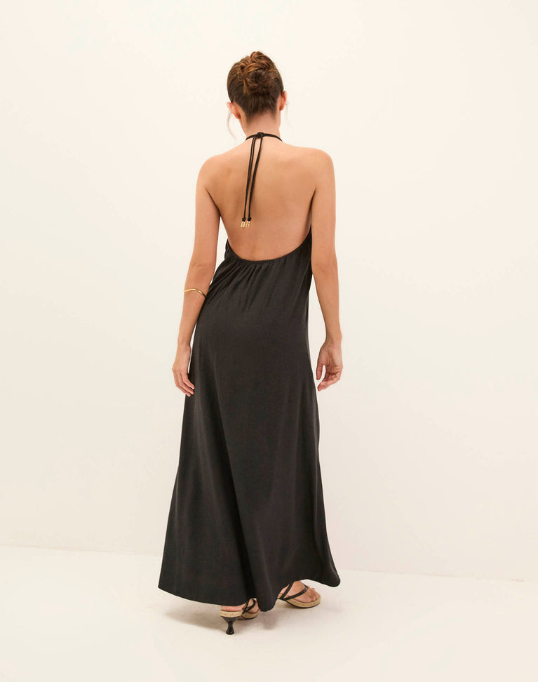 Aiden Long Dress - Black Aiden Long Dress - Black