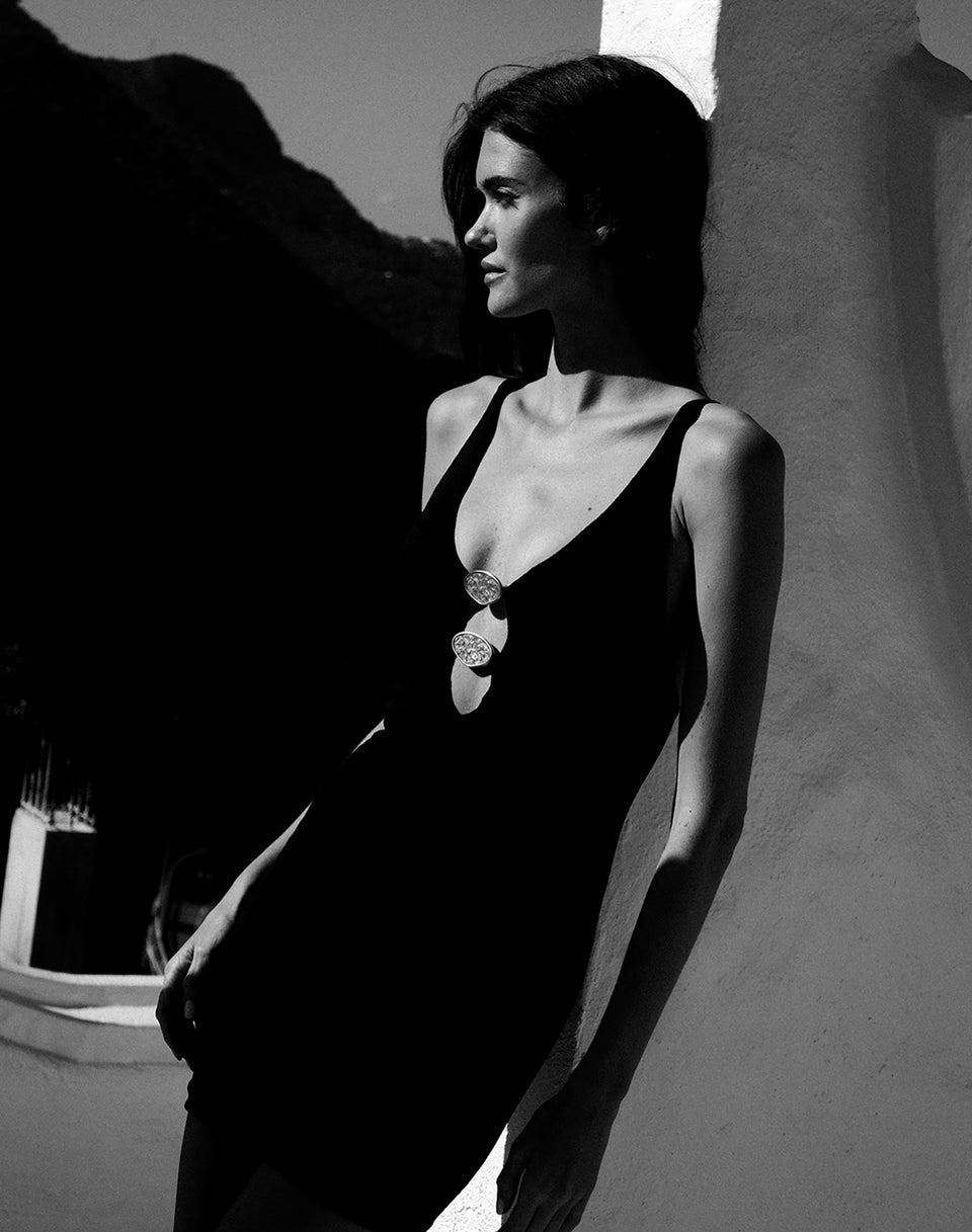 Rachel Short Dress - Black XS