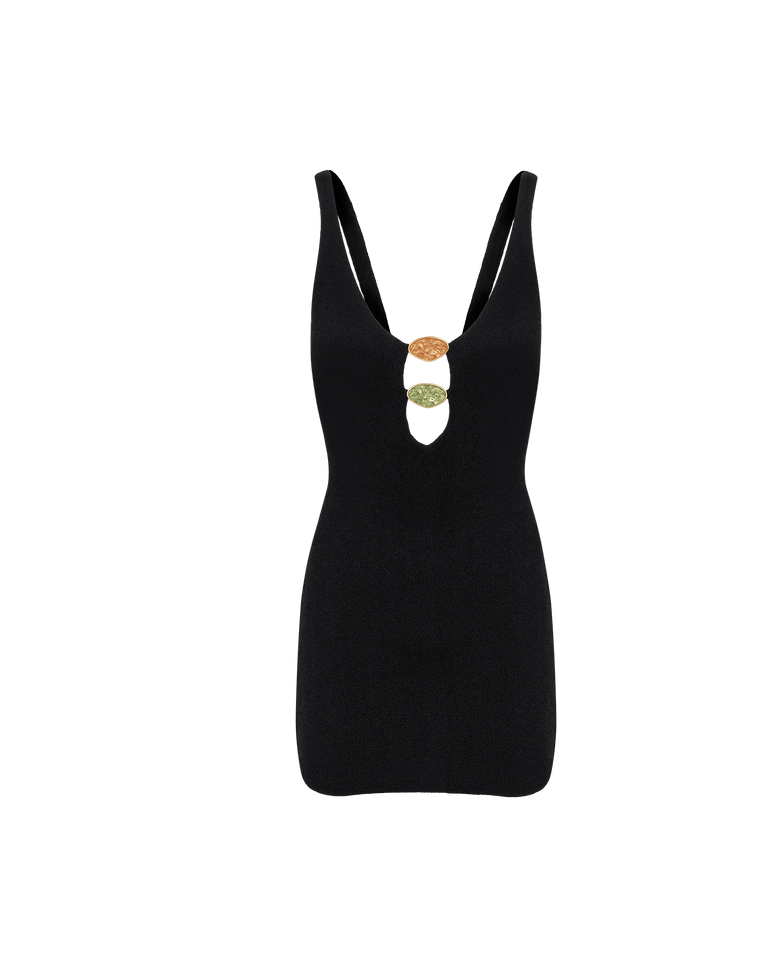 Rachel Short Dress - Black XS