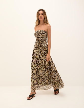 Athena Midi Dress - Buzzy
