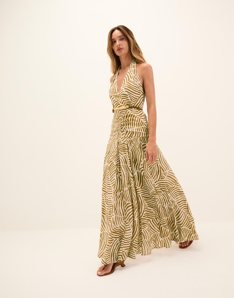 fitted lace wedding dress Linen Maxi Slip Dress Livia S / Spicy Yellow fitted lace wedding dress Linen Maxi Slip Dress Livia S / Spicy Yellow