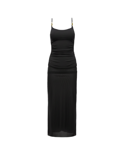 active midi dress ViX Women's Lorena - Black <strong>STEP 3:</strong>  Additional Insurance:$18000 Total (+$625.00) Blue Cotton Smocked A-Line Sophisticated texture 20CM2025