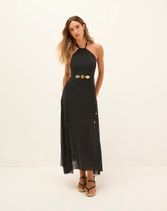 Lelia Long Dress - Black