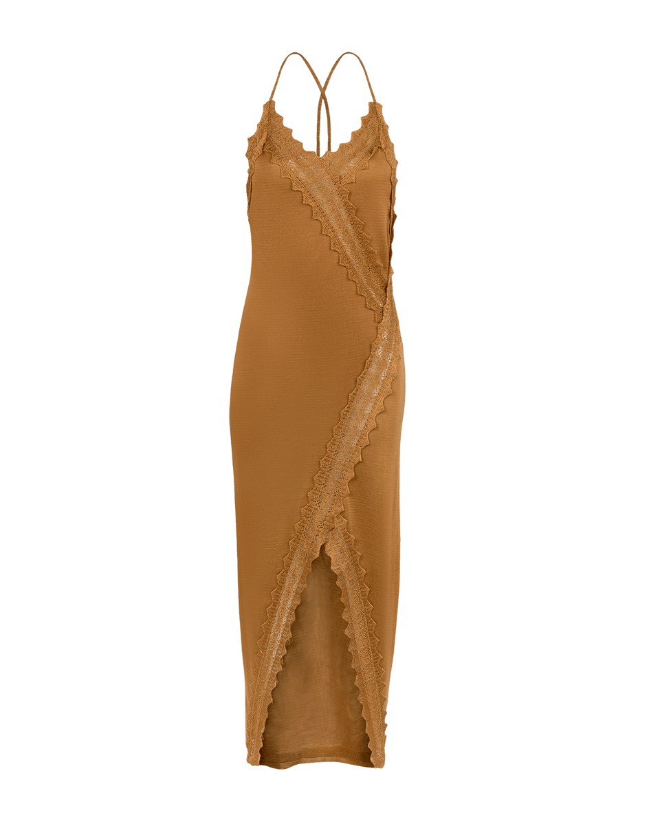 Knit Esme Midi Dress - Camel