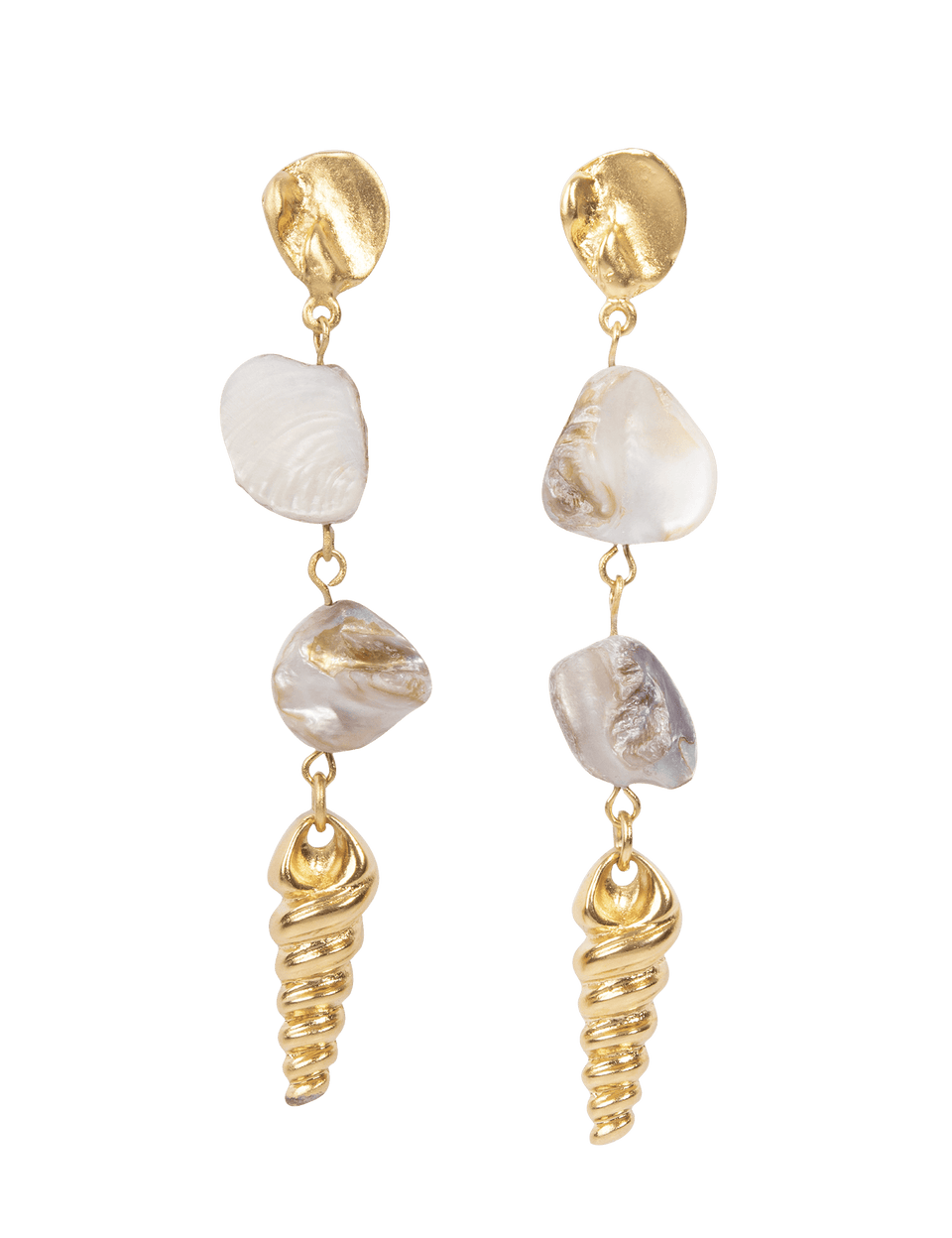 Adara Drop Earrings - Gold O/S