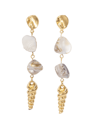 Adara Drop Earrings - Gold O/S