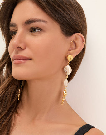 Adara Drop Earrings - Gold