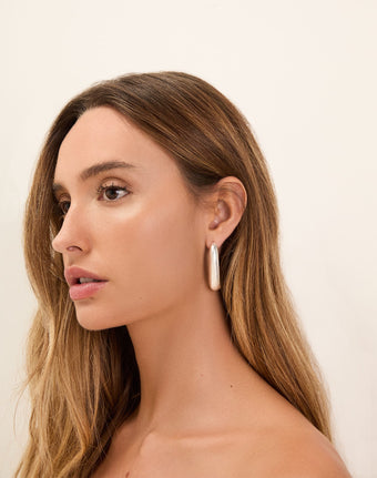 Leone Earrings - Silver