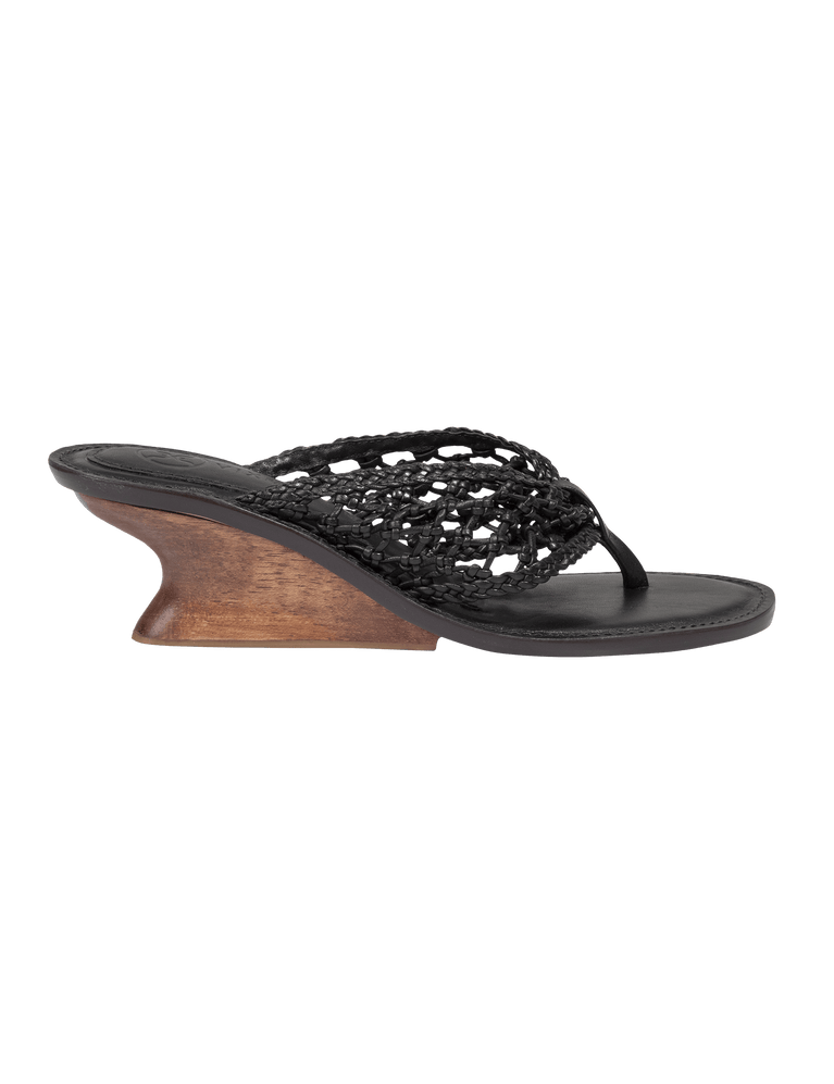 Braided Dahila Mule - Black 6