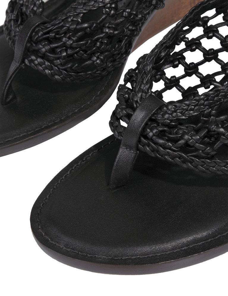 Braided Dahila Mule - Black 6