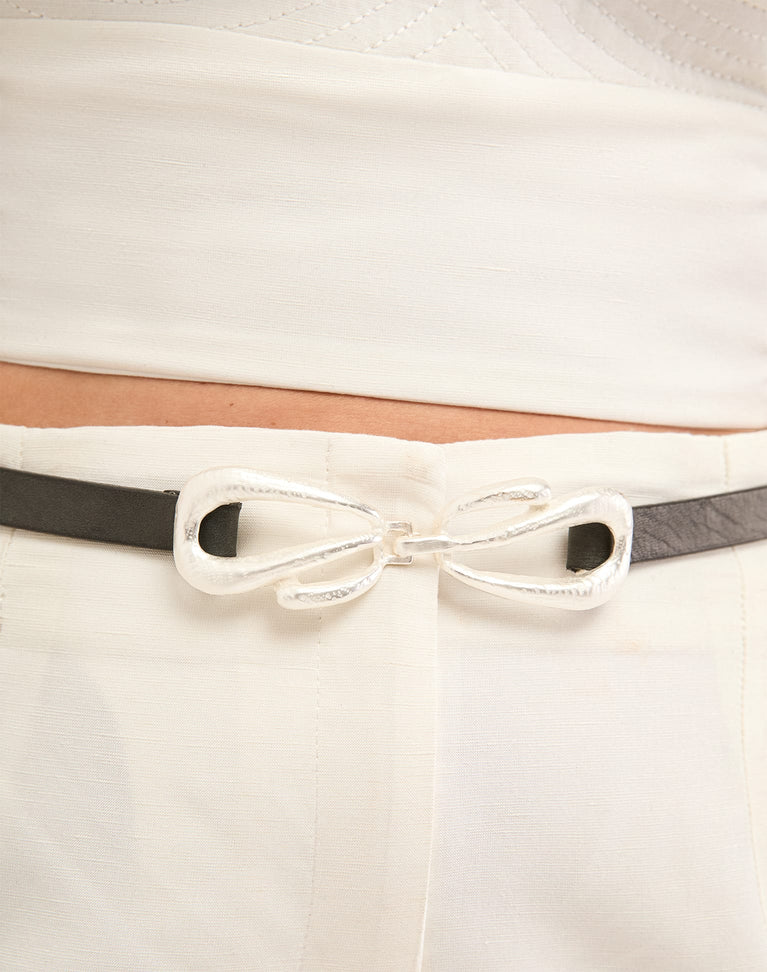 Zury Belt - Black Silver XS
