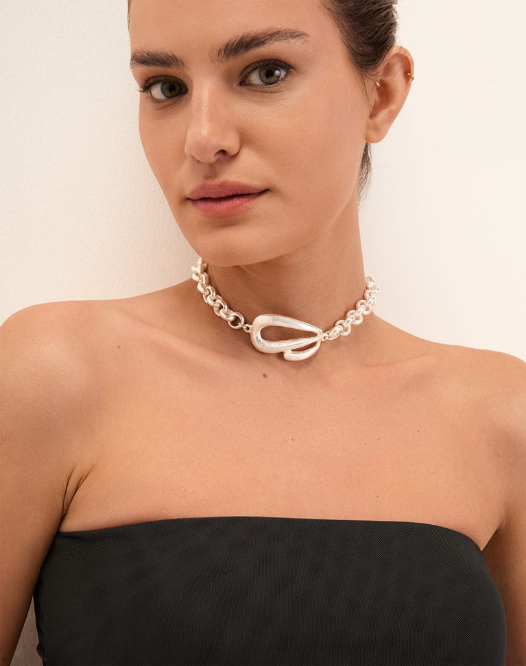 Zury Necklace - Silver O/S