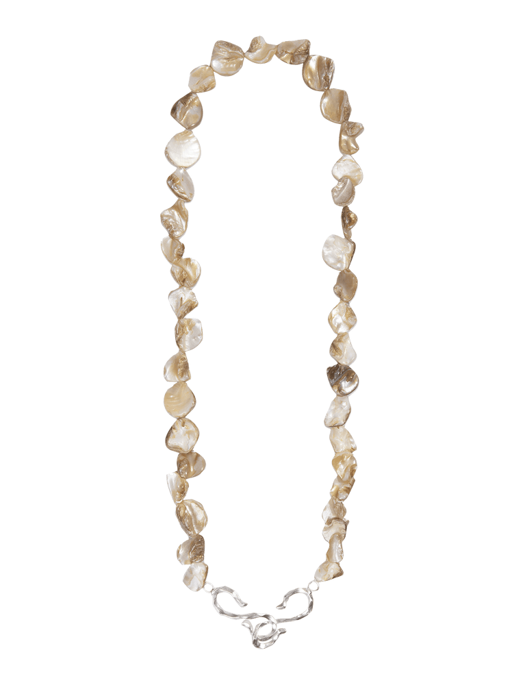 Aisha Shell Necklace - Silver O/S